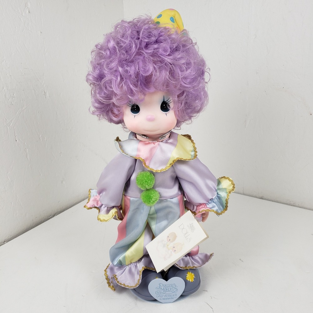 Precious Moments Toto Clown Doll Last Forever Applause D005 With Tag And Stand